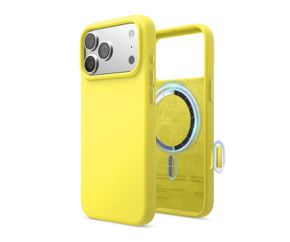 Etui / obudowa na smartfona Elago Magsafe Silicon Case do iPhone 17 PRO Max Neon Yellow
